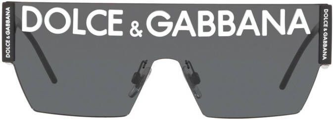 Dolce & Gabbana Eyewear Zonnebril met logo Zwart