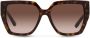 Dolce & Gabbana Eyewear Zonnebril met logoplakkaat Bruin - Thumbnail 1