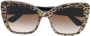 Dolce & Gabbana Eyewear Zonnebril met luipaardprint Beige - Thumbnail 1
