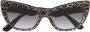 Dolce & Gabbana Eyewear Zonnebril met luipaardprint Bruin - Thumbnail 1