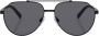 Dolce & Gabbana Eyewear Zonnebril met piloten montuur Zwart - Thumbnail 1