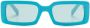 Dolce & Gabbana Eyewear Zonnebril met rechthoekig montuur Blauw - Thumbnail 1