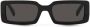 Dolce & Gabbana Eyewear Zonnebril met rechthoekig montuur Zwart - Thumbnail 1