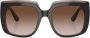 Dolce & Gabbana Eyewear Zonnebril met vierkant montuur Groen - Thumbnail 1