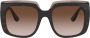 Dolce & Gabbana Eyewear Zonnebril met vierkant montuur Bruin - Thumbnail 1