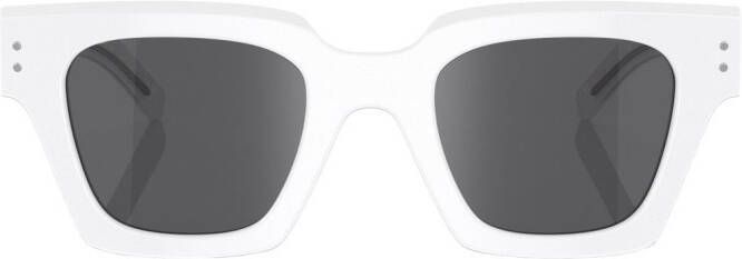 Dolce & Gabbana Eyewear Zonnebril met vierkant montuur Wit
