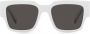Dolce & Gabbana Eyewear Zonnebril met vierkant montuur Wit - Thumbnail 1