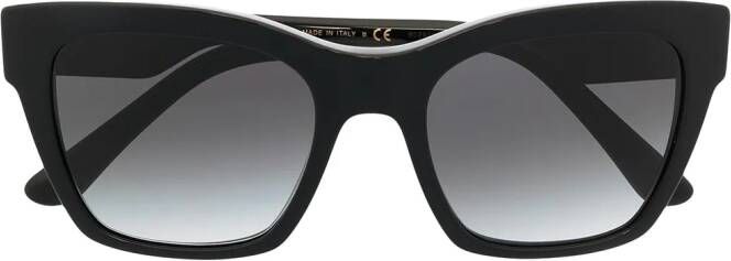 Dolce & Gabbana Eyewear Zonnebril met vierkant montuur Zwart