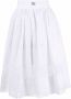 Dolce & Gabbana Flared midi-rok Wit - Thumbnail 1