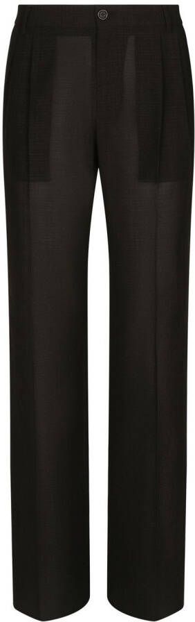 Dolce & Gabbana Straight pantalon Zwart