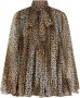 Dolce & Gabbana Geplooide mini-jurk Bruin - Thumbnail 1