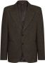 Dolce & Gabbana Geruite blazer met enkele rij knopen Grijs - Thumbnail 1