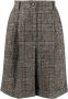 Dolce & Gabbana Geruite shorts Bruin - Thumbnail 1
