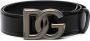 Dolce & Gabbana Gespriem met DG logo Zwart - Thumbnail 1