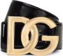 Dolce & Gabbana Lakleren riem met logo Zwart - Thumbnail 1
