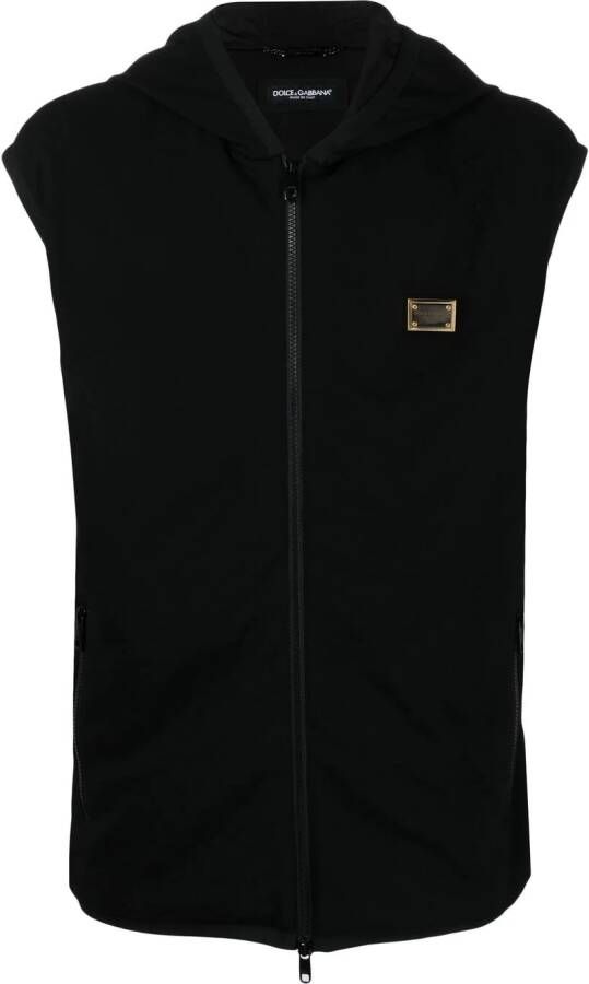 Dolce & Gabbana Gilet met logodetail Zwart