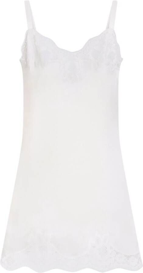Dolce & Gabbana Hemd met afwerking van kant Wit