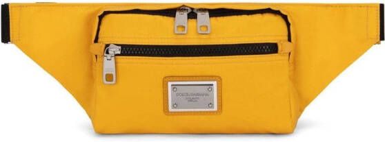 Dolce & Gabbana Heuptas met logoplakkaat Geel