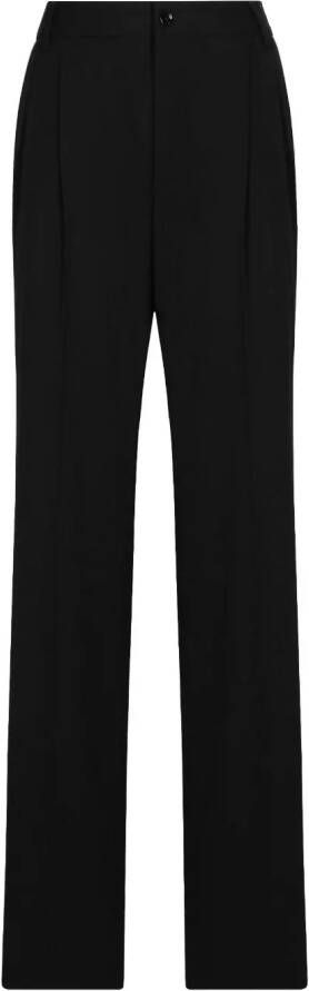 Dolce & Gabbana High-waist broek Zwart