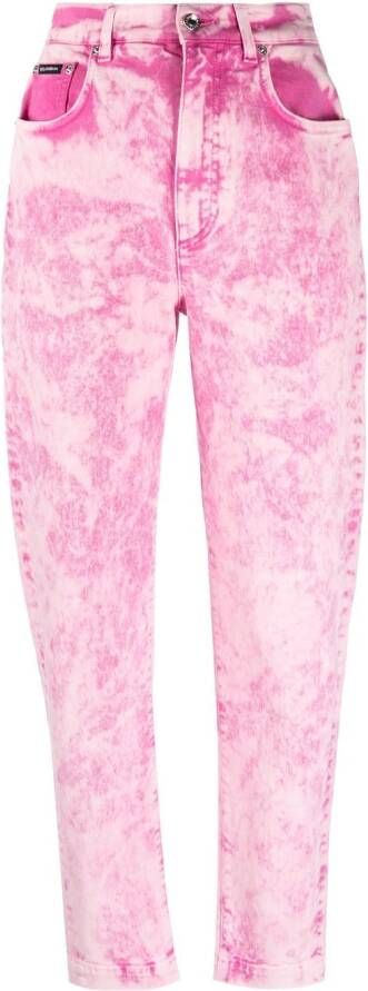 Dolce & Gabbana High waist jeans Roze