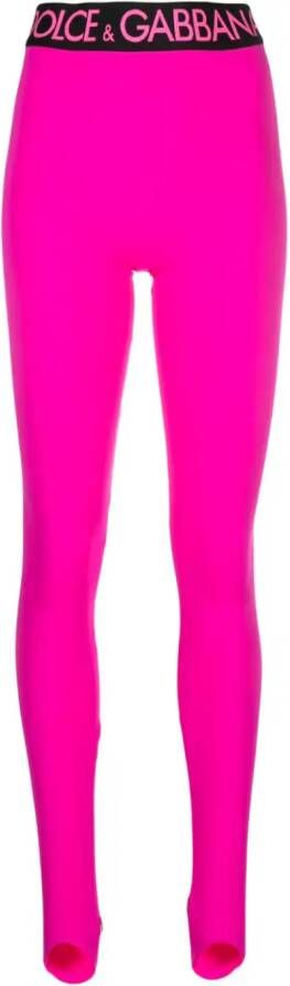 Dolce & Gabbana High waist legging Roze
