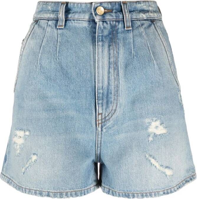 Dolce & Gabbana High waist shorts Blauw