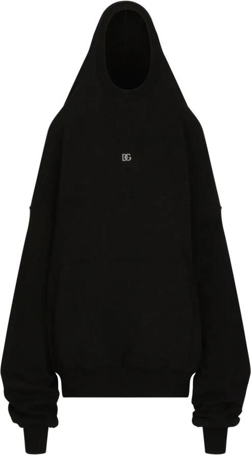 Dolce & Gabbana Hoodie met DG-logo Zwart