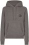 Dolce & Gabbana Hoodie van kasjmier-wol met logo label Grijs - Thumbnail 1