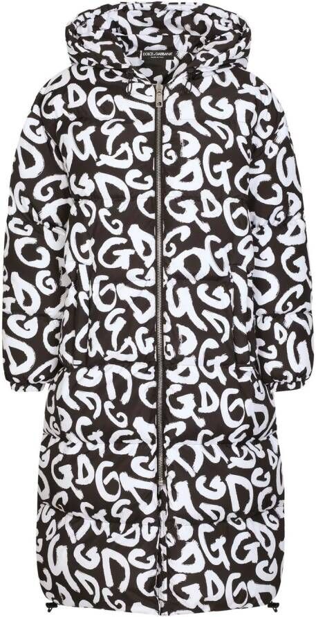 Dolce & Gabbana Jas met capuchon Zwart