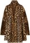 Dolce & Gabbana KIM DOLCE &GABBANA cape van imitatiebont met luipaardprint Bruin - Thumbnail 1
