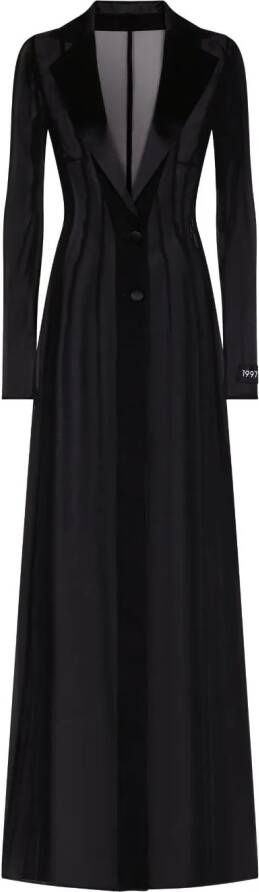 Dolce & Gabbana Jas met sjaalrevers Zwart