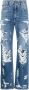 Dolce & Gabbana Jeans met logoplakkaat Blauw - Thumbnail 1