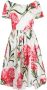 Dolce & Gabbana Jurk met bloemenprint Wit - Thumbnail 1
