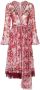 Dolce & Gabbana Jurk met grafische print Rood - Thumbnail 1