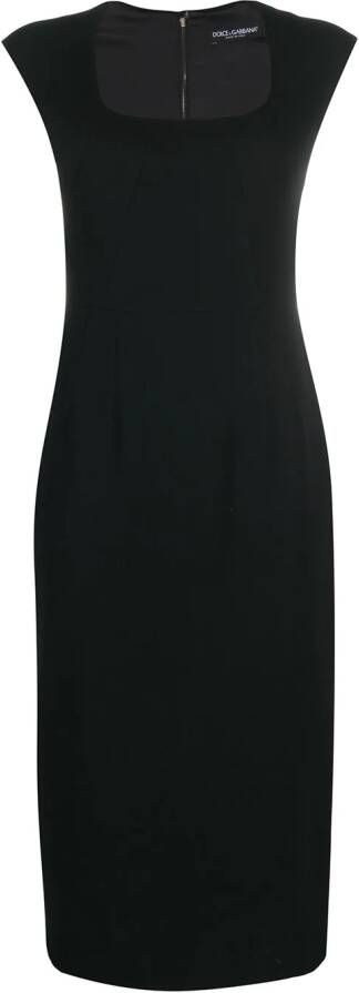 Dolce & Gabbana Jurk met korte mouwen Zwart