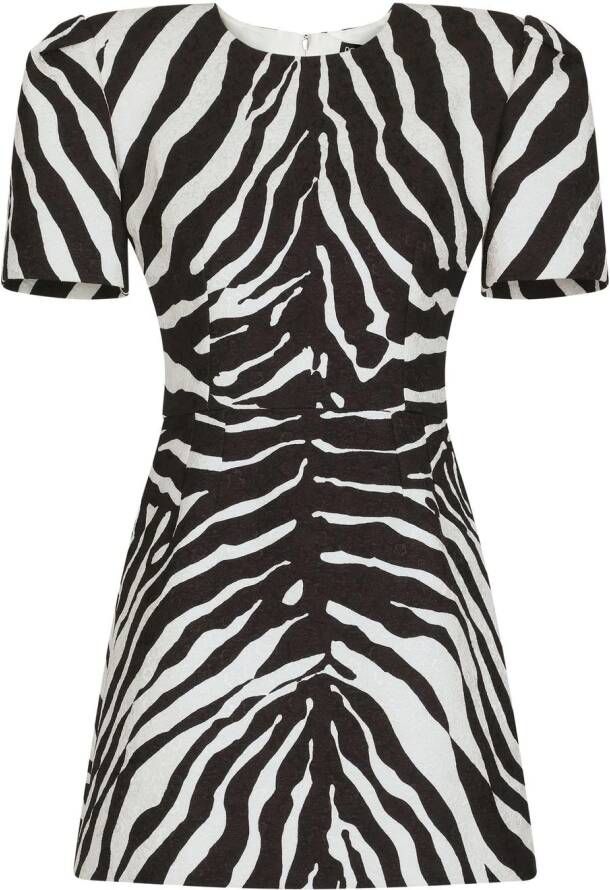 Dolce & Gabbana Jurk met korte mouwen Zwart