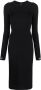 Dolce & Gabbana Jurk met lange mouwen Zwart - Thumbnail 1