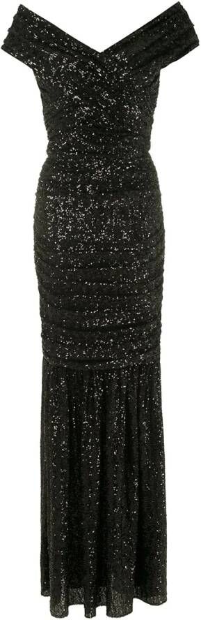 Dolce & Gabbana Jurk met pailletten Zwart