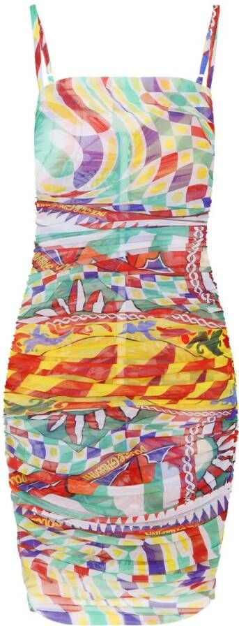 Dolce & Gabbana Jurk met print Veelkleurig