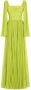 Dolce & Gabbana Chiffon jurk Groen - Thumbnail 1