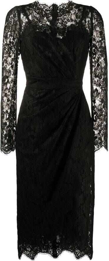Dolce & Gabbana Jurk van kant Zwart