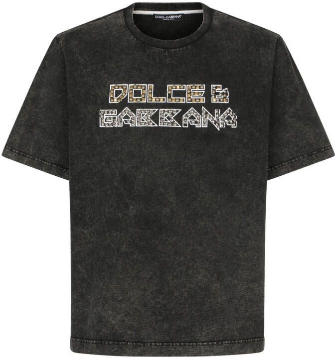 Dolce & Gabbana Katoenen T-shirt Zwart