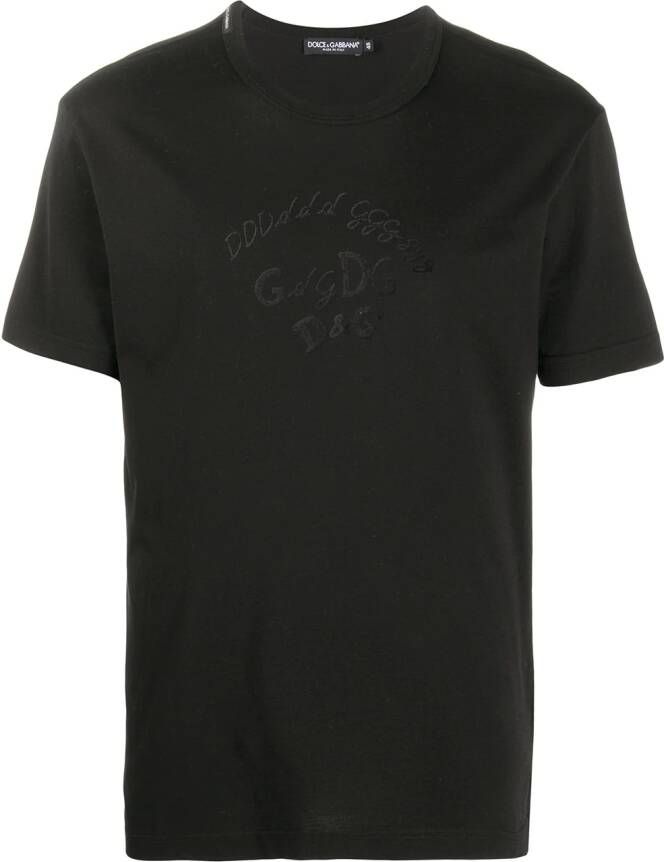 Dolce & Gabbana Katoenen T-shirt Zwart