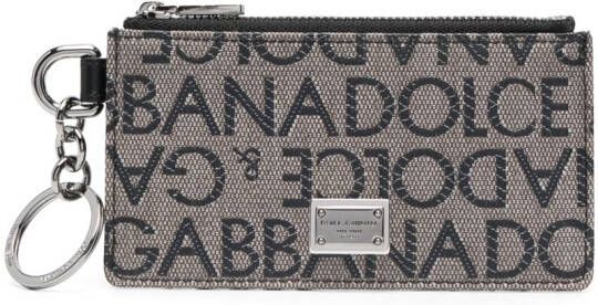 Dolce & Gabbana Portemonnee met monogram patroon Beige