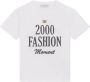 Dolce & Gabbana Kids 2000 T-shirt met logoplakkaat Wit - Thumbnail 1
