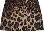 Dolce & Gabbana Kids Mini-rok met luipaardprint en jacquard Bruin - Thumbnail 1