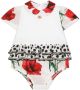 Dolce & Gabbana Kids Babypakje met bloe print Wit - Thumbnail 1