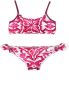 Dolce & Gabbana Kids Bikini met geometrische print Roze - Thumbnail 1