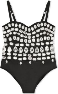 Dolce & Gabbana Kids Body verfraaid met kristallen Zwart