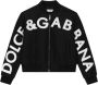 Dolce & Gabbana Kids Bomberjack met logoprint Zwart - Thumbnail 1